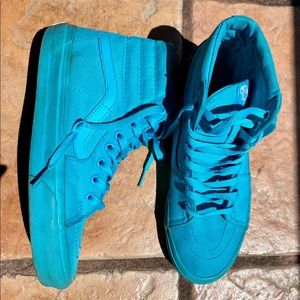 VANS - TURQUOISE MONOCHROMATIC HIGHTOPS